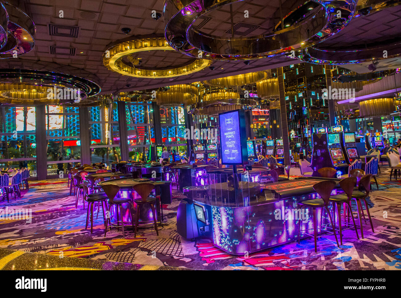 The Cosmopolitan hotel casino interior in Las Vegas Stock Photo - Alamy