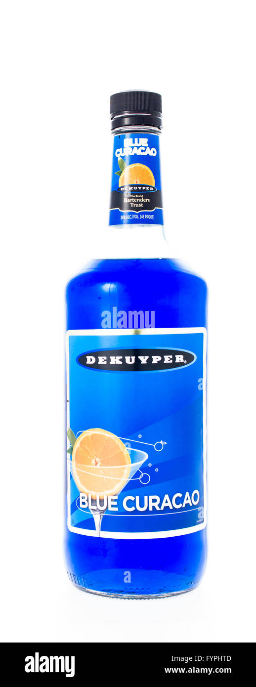 Download Blue Curacao Bottle High Resolution Stock Photography And Images Alamy PSD Mockup Templates