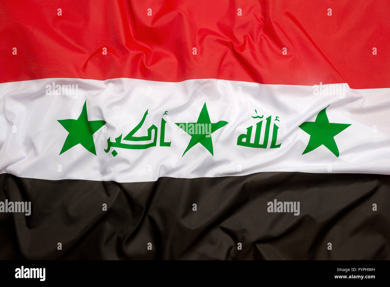 Flag of Iraq as a background Stock Photo