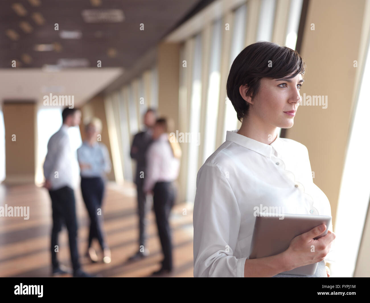 business people group standing together Stock Photo - Alamy