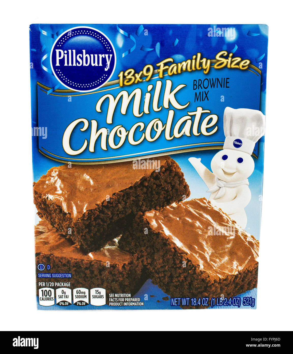 Winneconne, WI 5 February 2015 Box of Pillsbury Milk Chocolate