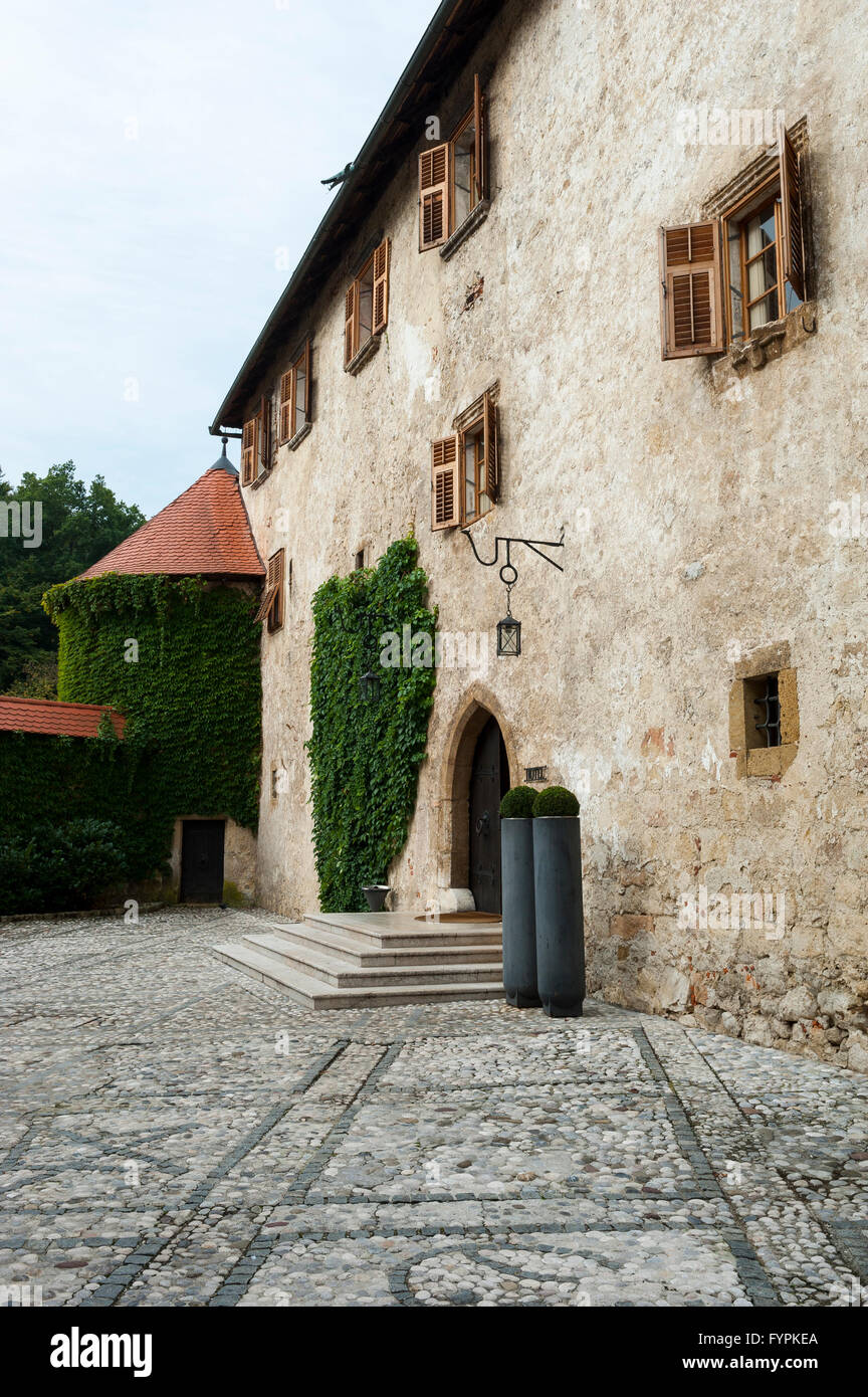 Otocec Castle, Novo Mesto Municipality, Lower Carniola region, Southeast Slovenia, Europe Stock Photo