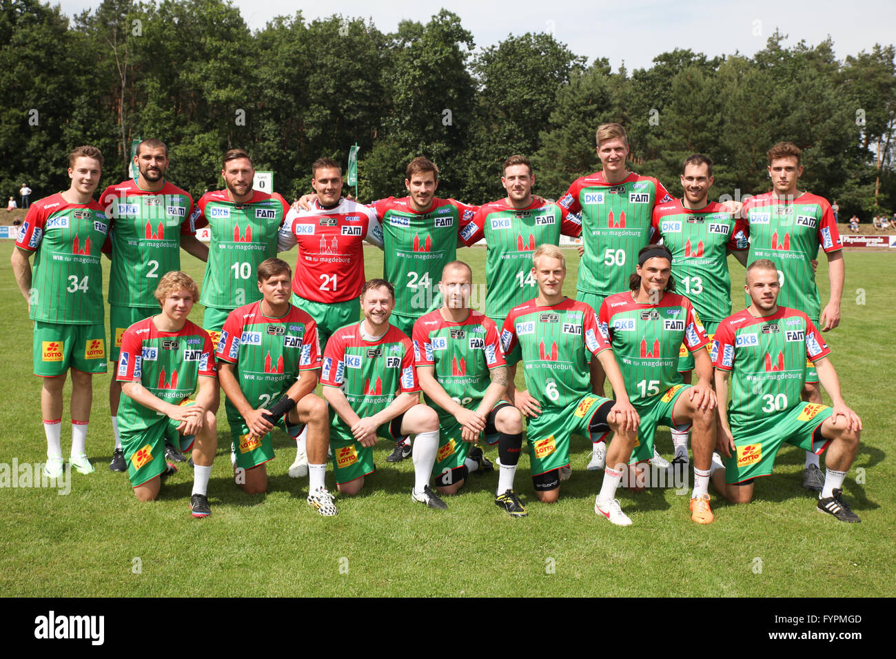 SC Magdeburg Saison 2015-16 Stock Photo