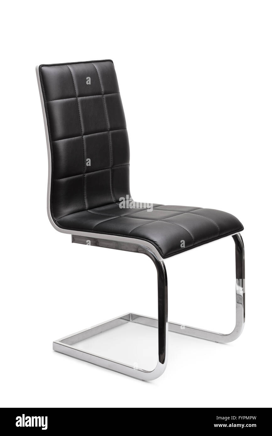 Black leather chair hi-res stock photography and images - Alamy
