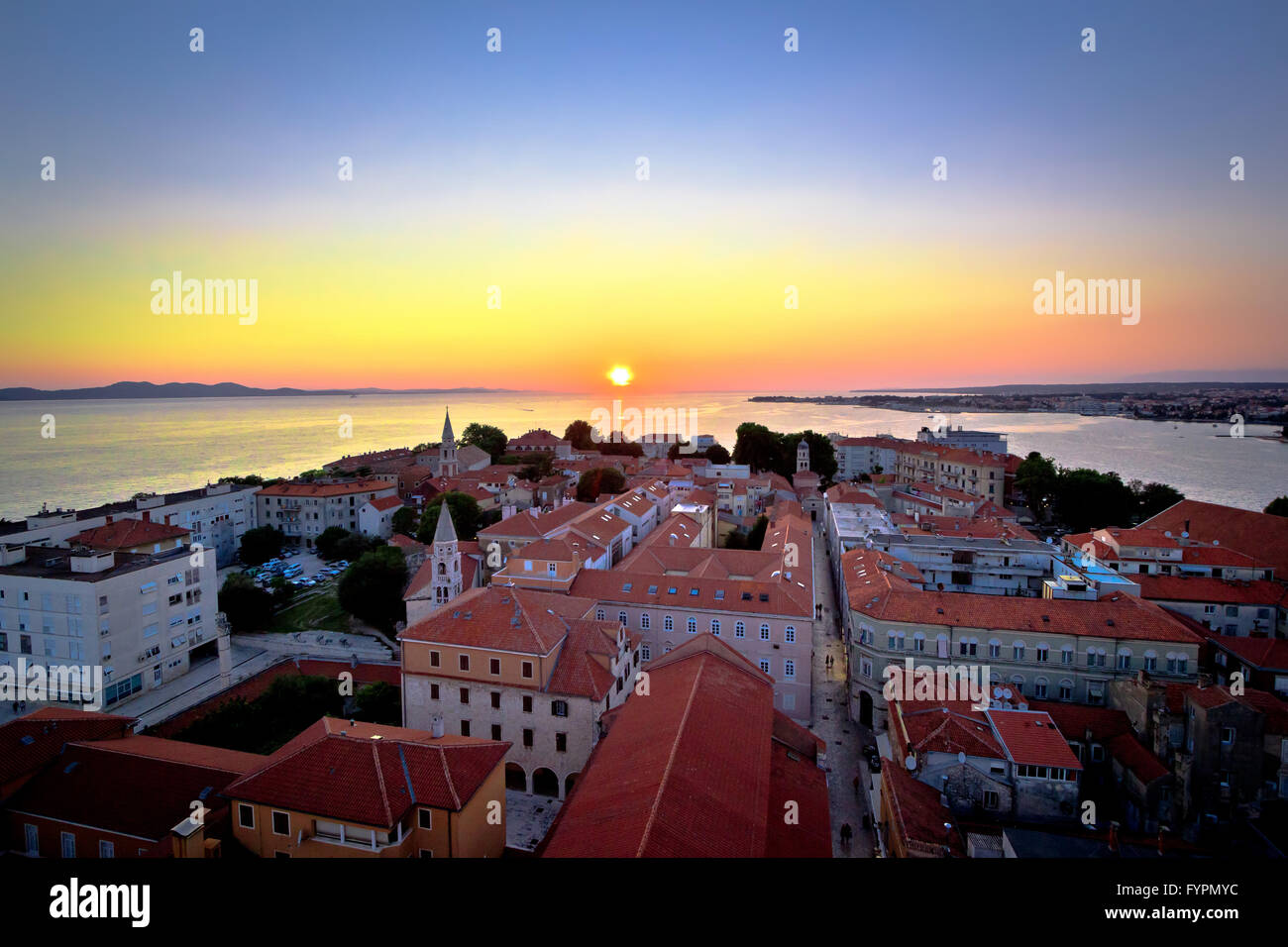 Aerial View Zadar Waterfront Sunset Hi res Stock Photography And Images aerial-view-zadar-waterfront-sunset-hi-res-stock-photography-and-images