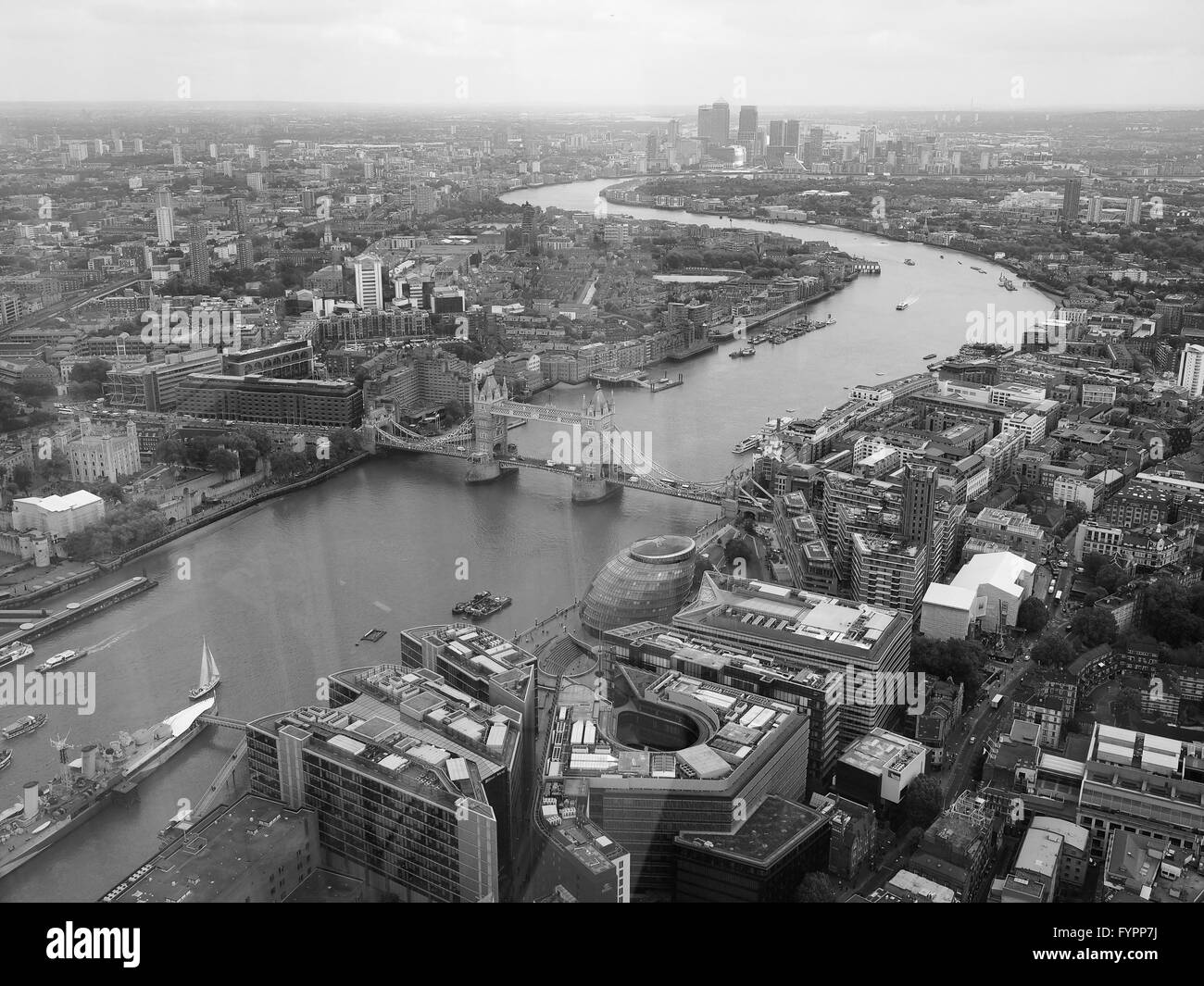 Great britain aerial view Black and White Stock Photos & Images - Alamy