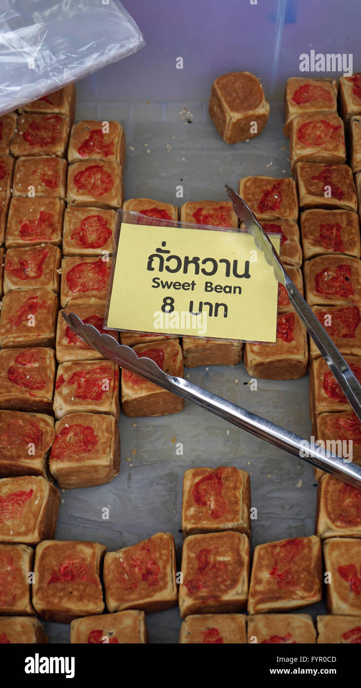 traditional asian street food with sweet cookies Stock Photo - Alamy