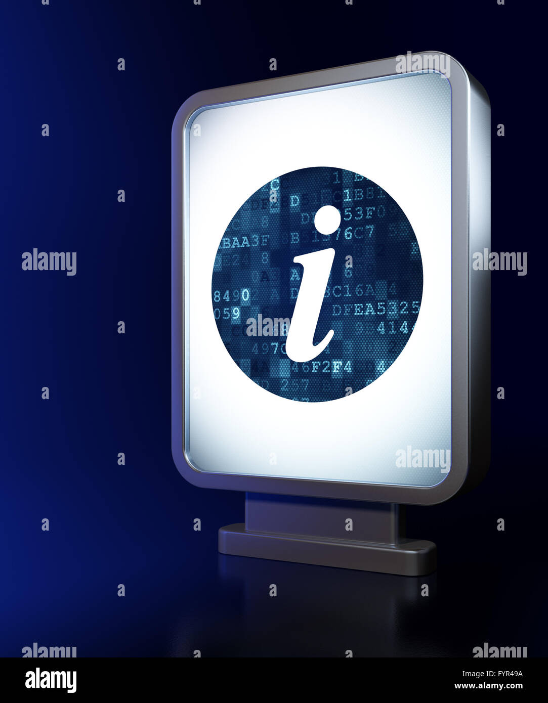 Software Development Billboard Web development concept: Information on billboard background Stock ...