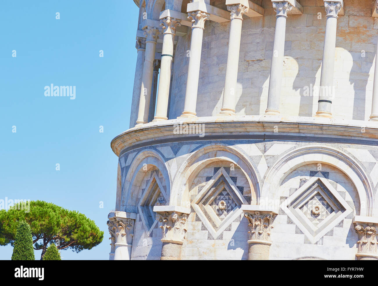 Leaning Tower of Pisa Tuscany Italy Europe Stock Photo