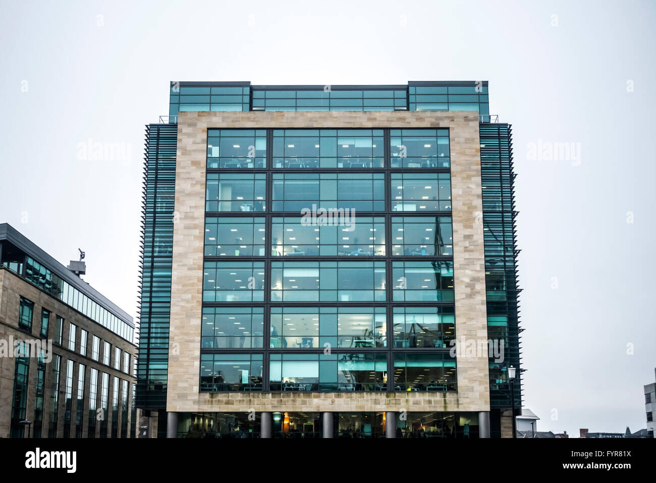 Modern office block Stock Photo Alamy