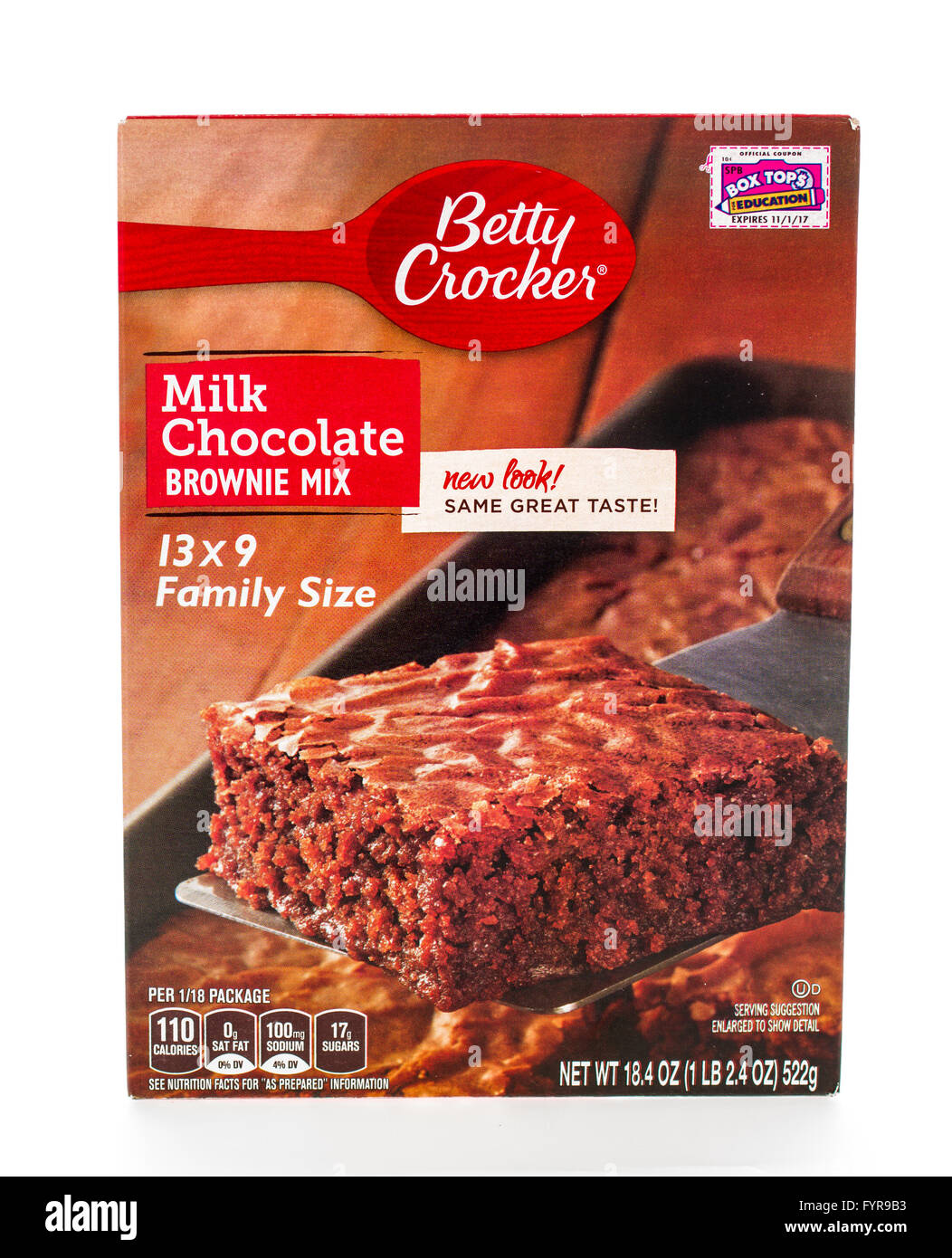 Winneconne, WI 8 February 2015 Box of Betty Crocker Milk Chocolate