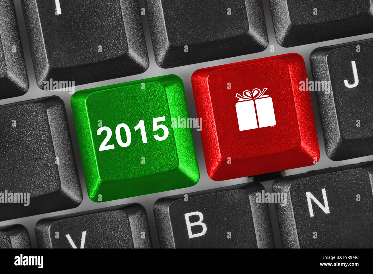 Computer keyboard with 2016 keys Stock Photo - Alamy