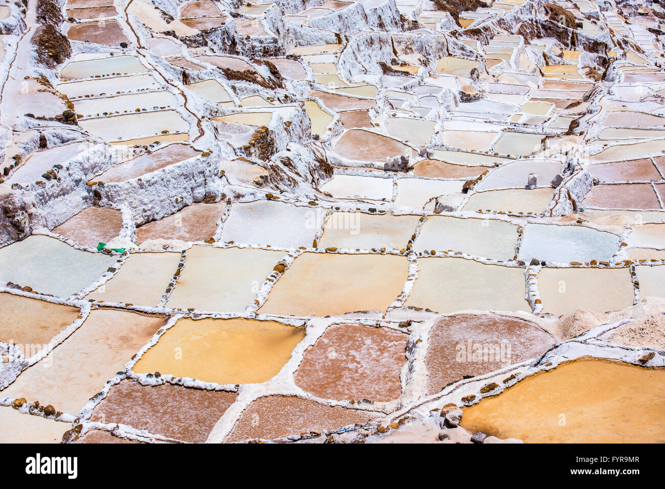 Salinas de Maras, manmade salt mines near Cusco, Peru Stock Photo Alamy
