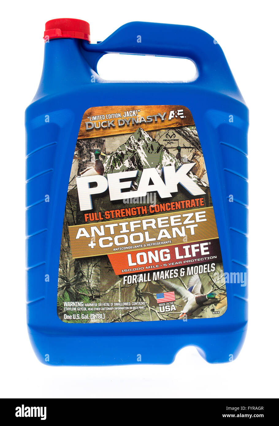 Peak Global Lifetime 50/50 Prediluted Antifreeze & Coolant Liquid