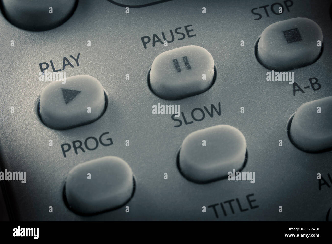 Remote control buttons 2 press play, rewind, fast forward, record, pause or  mute | Poster