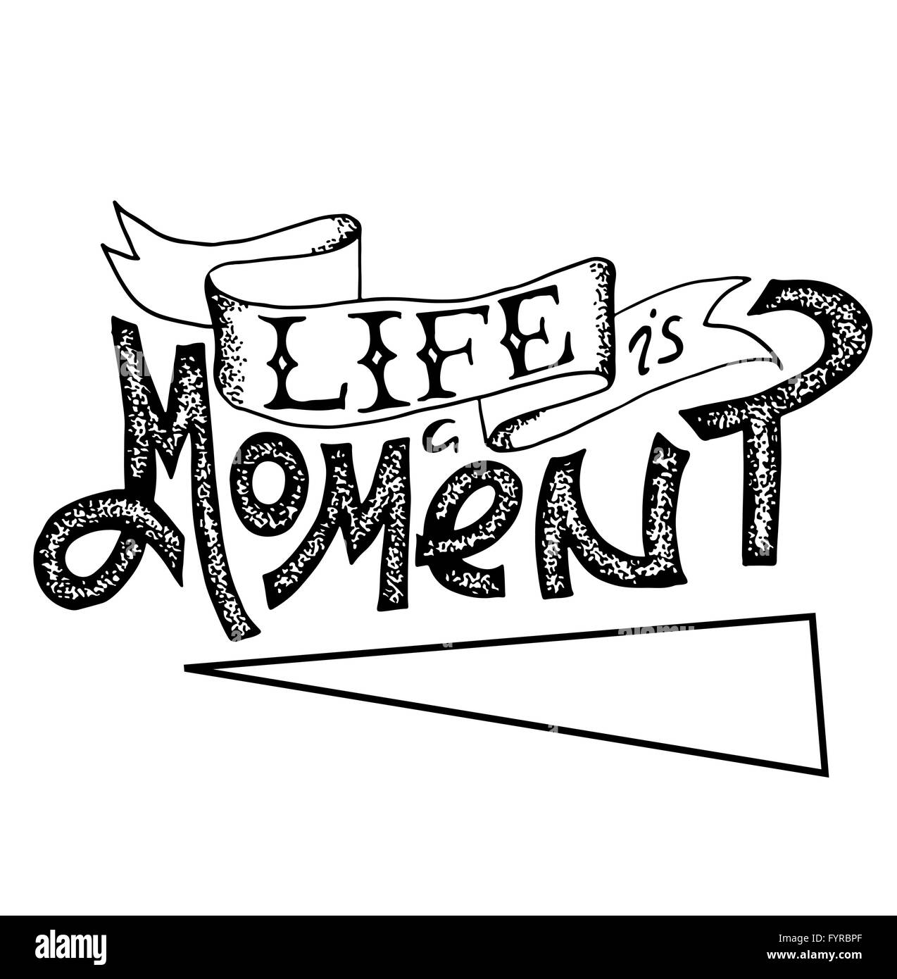 Black and white motivational poster Stock Vector Image & Art Alamy