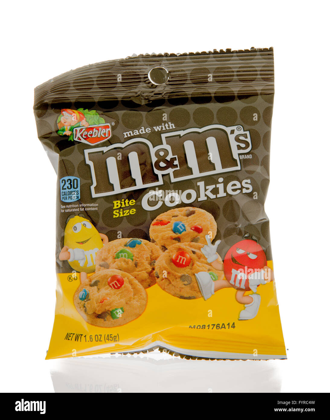 Peanut Butter M&M's, a candy produced by Mars, Inc. Canadian packaging  shown Stock Photo - Alamy