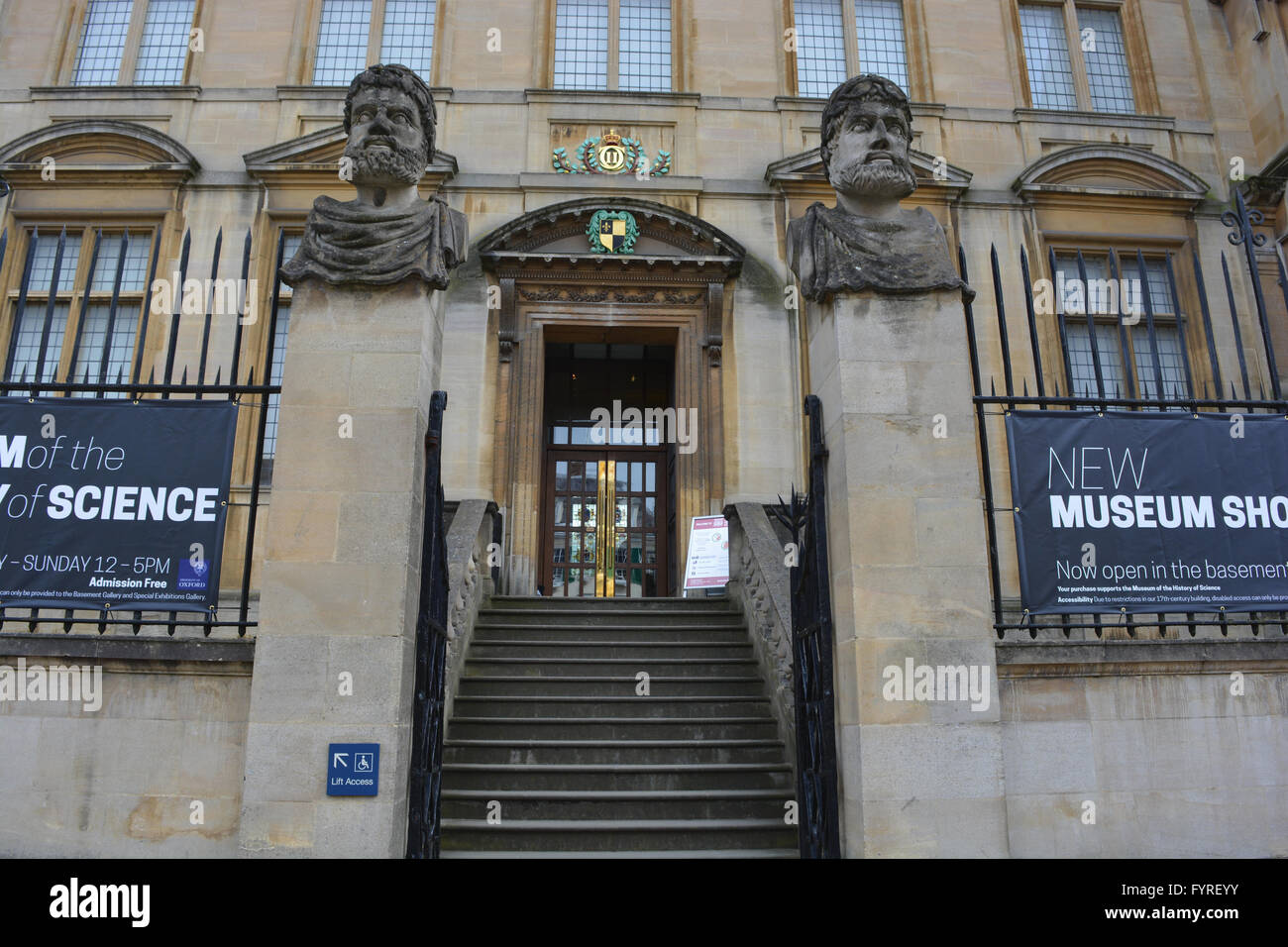 The Museum of the History of Science in Broad Street, Oxford, England, Stock Photo