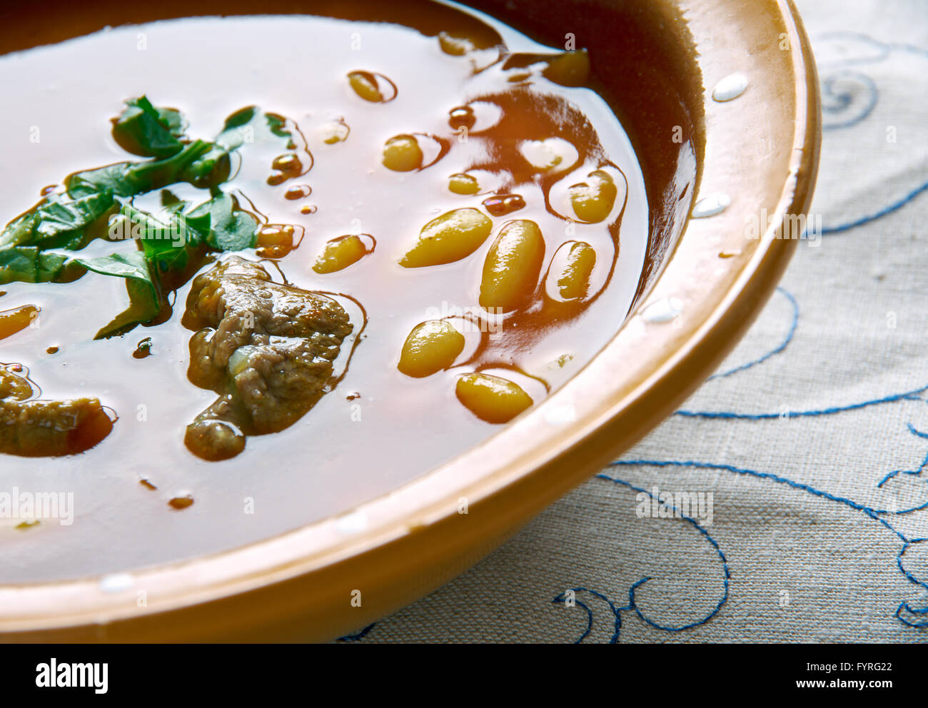 Guernsey Bean Jar Stock Photo Alamy