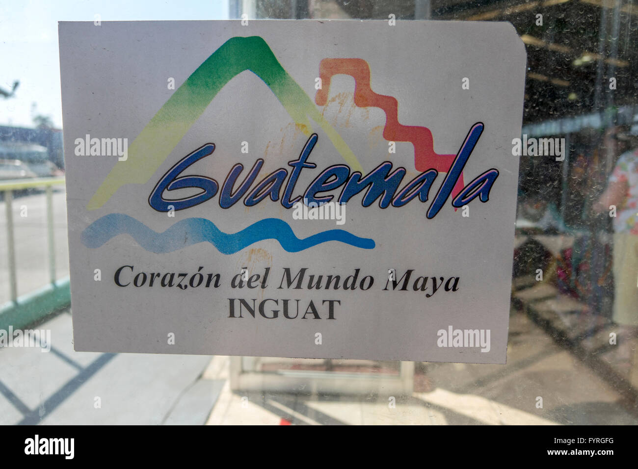 The Cruise Ship Welcome Centre Logo Sign In Santo Tomas De Castilla Port Guatemala The Busiest Port In Central America Stock Photo