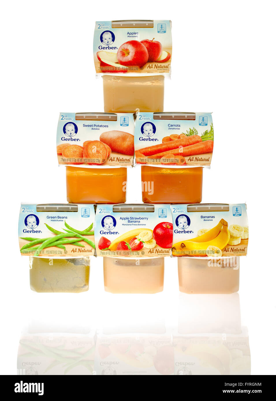 gerber baby food flavors list