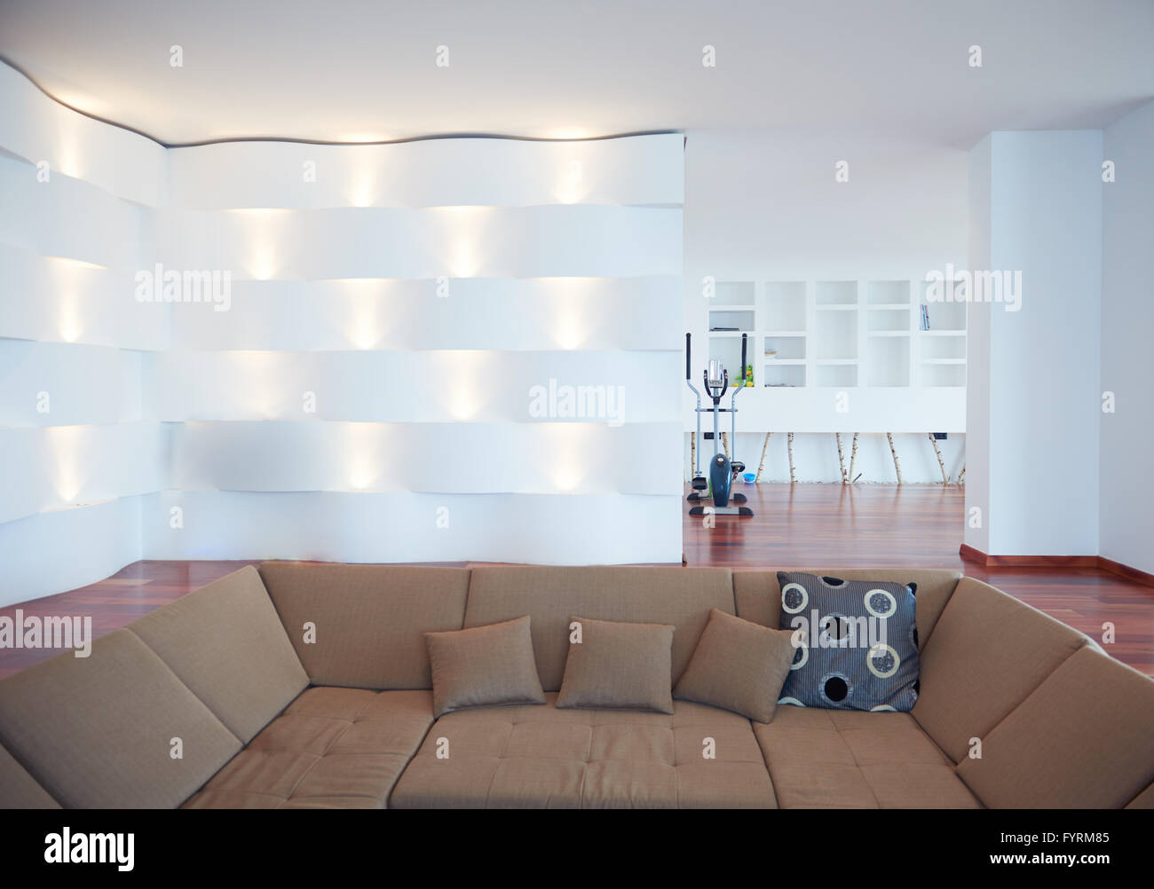 modern appartment home interior Stock Photo
