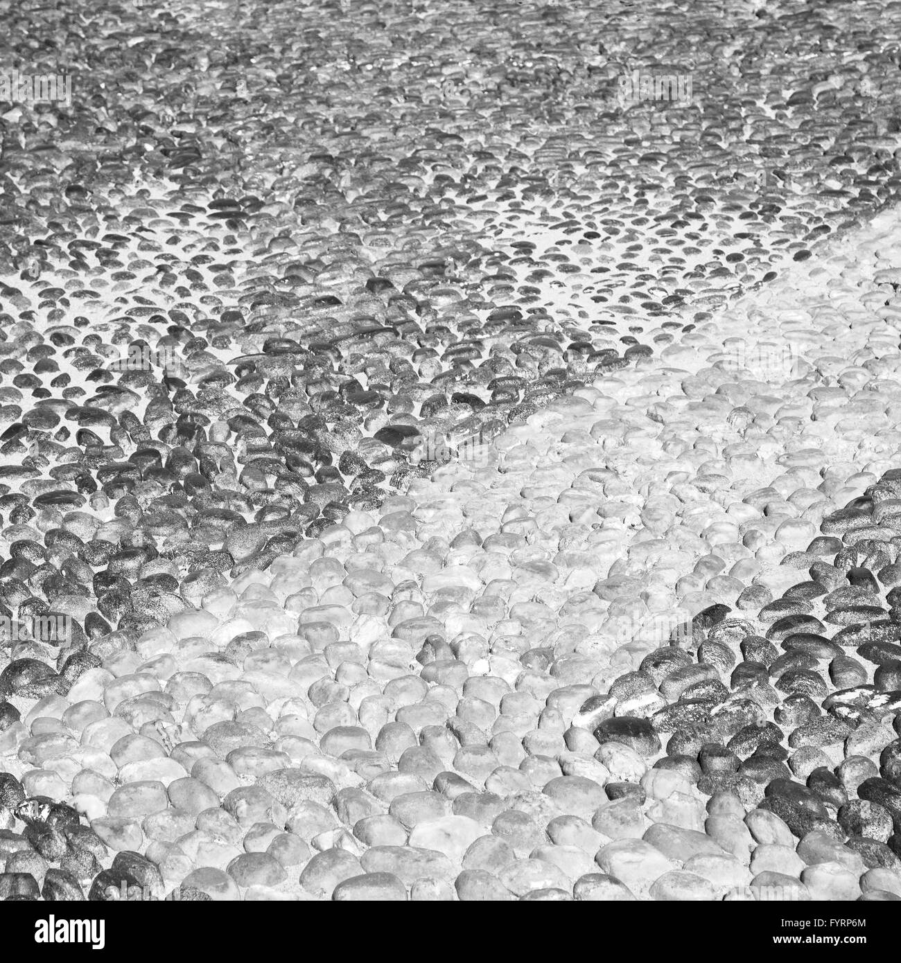 brick in italy old wall and texture material the background Stock Photo