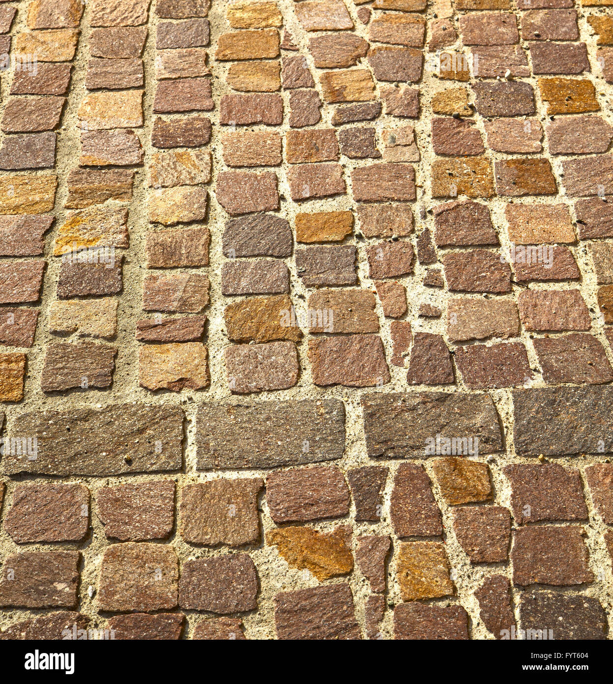brick in   varano borghi   street lombardy italy Stock Photo