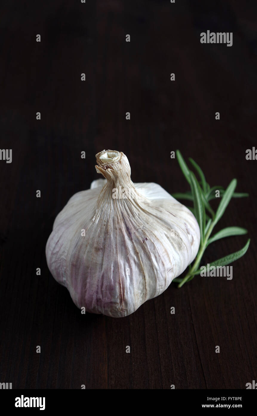 garlic bulb Stock Photo