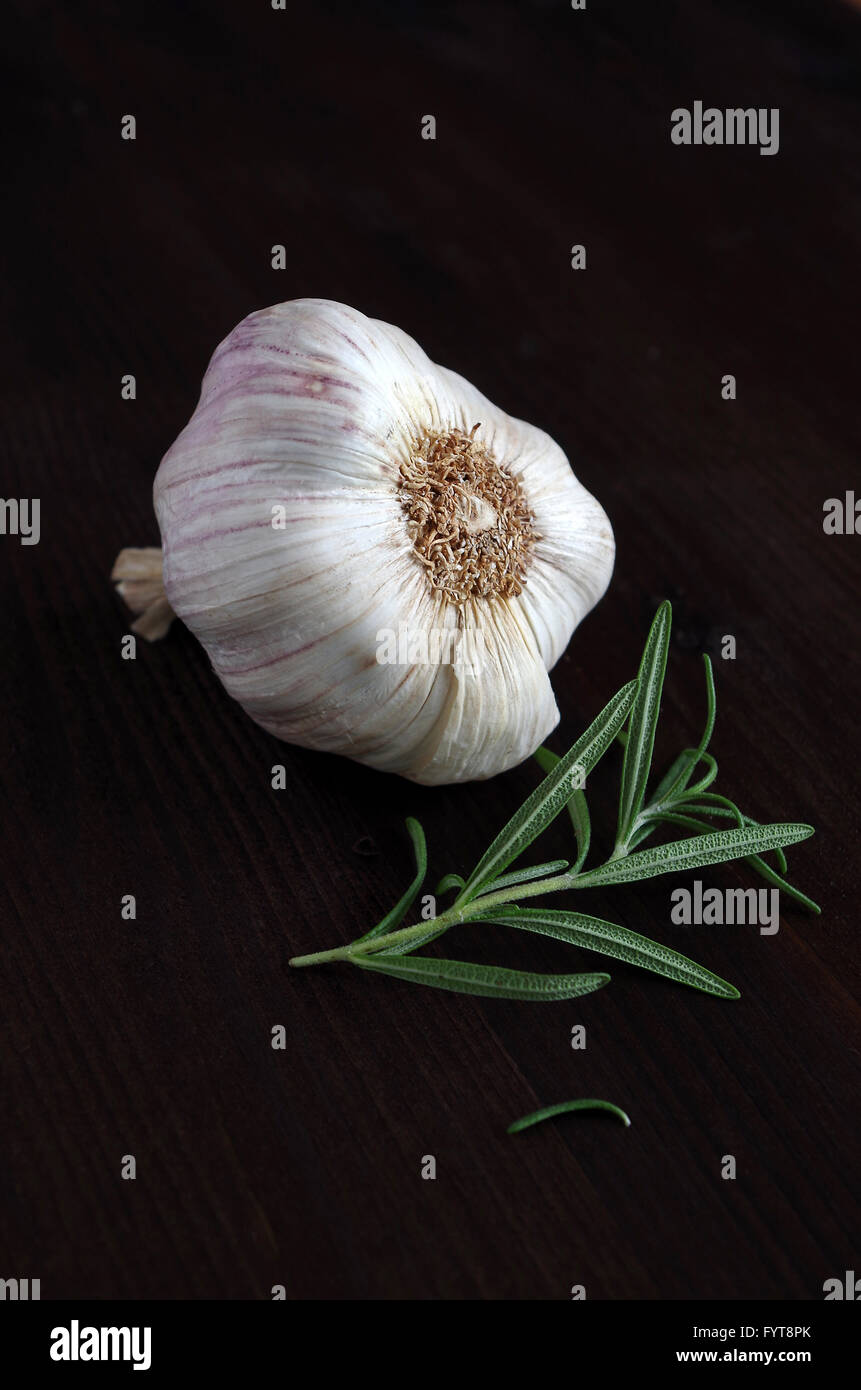 garlic bulb Stock Photo