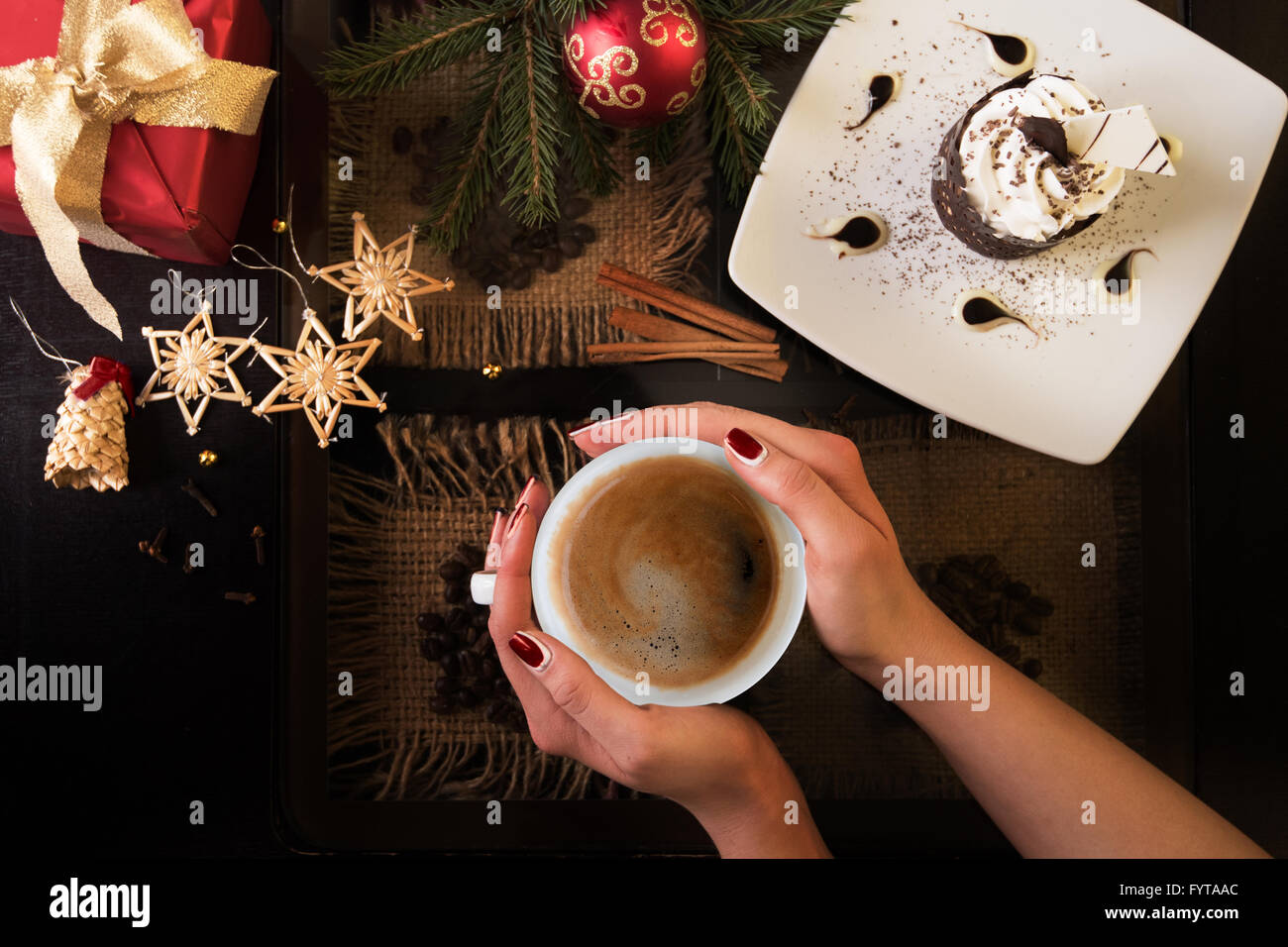 new year coffee Stock Photo - Alamy