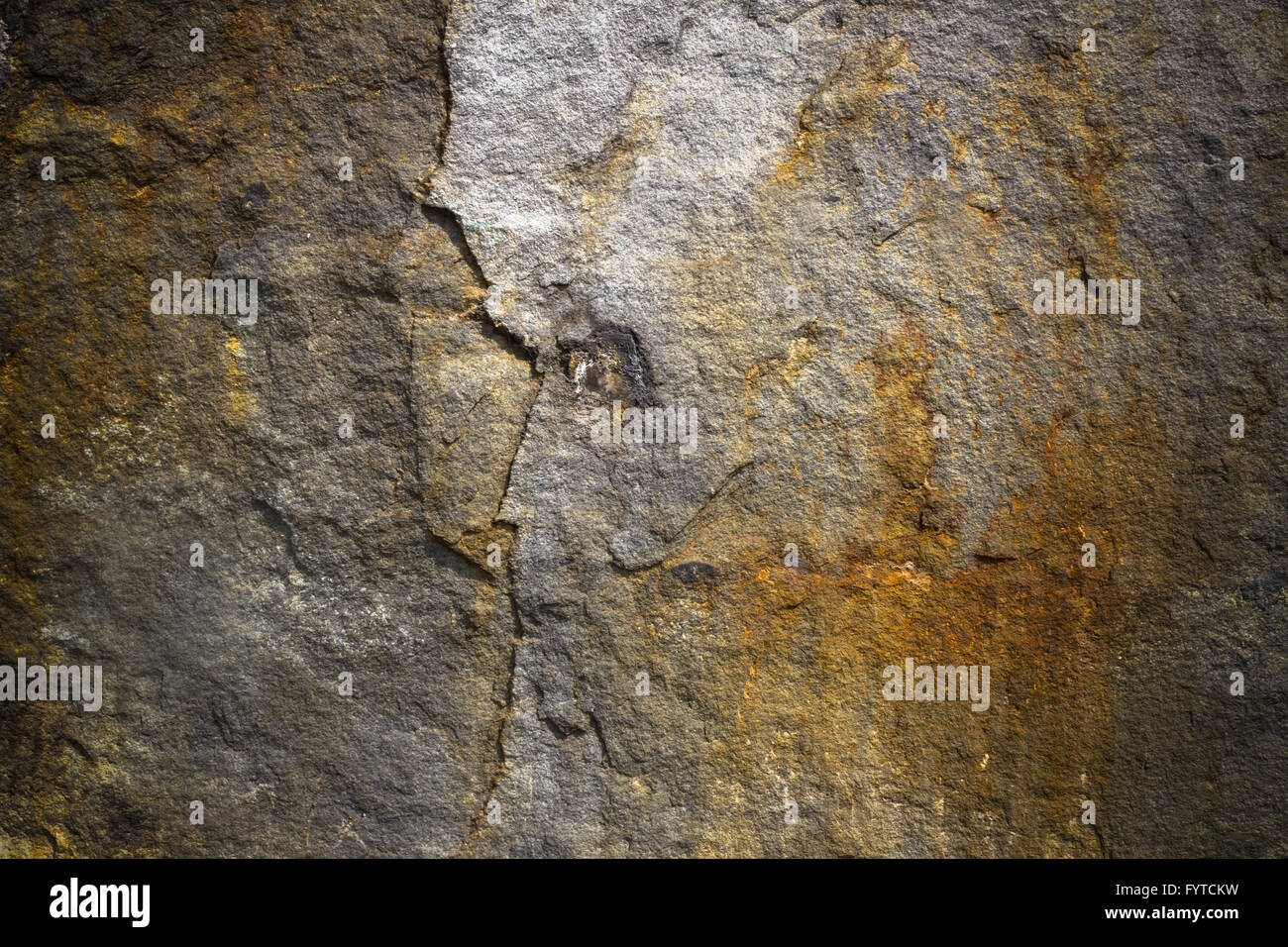 Face into the stone Stock Photo