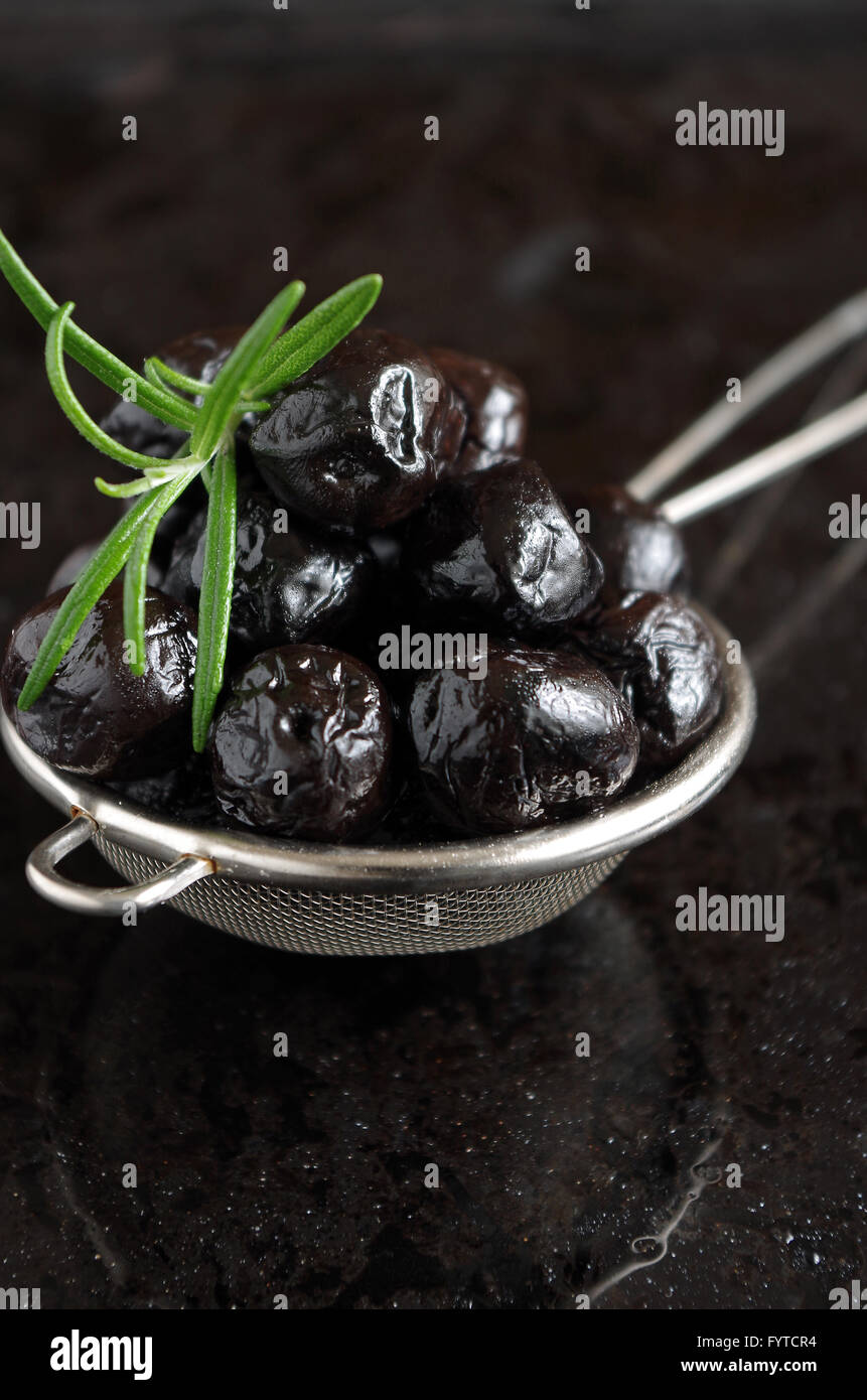 black olives Stock Photo