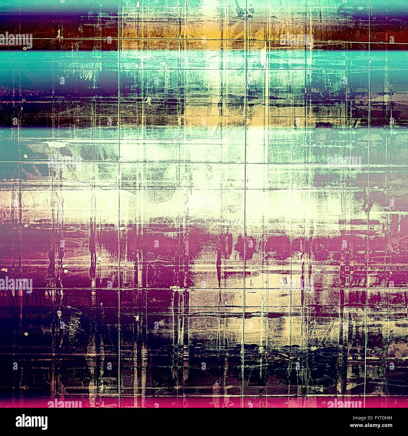 Background with dirty grunge texture, vintage style elements and ...