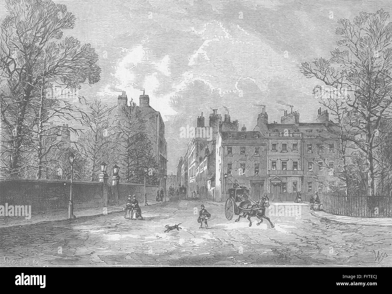 Mayfair london 19th century Black and White Stock Photos & Images Alamy
