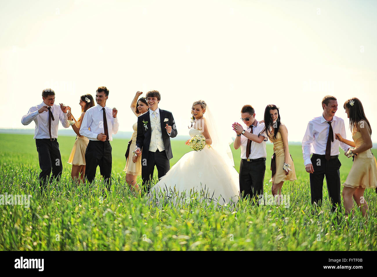 Couple Groomsman Bridesmaid Matching Set in Ivory Cream main image 1