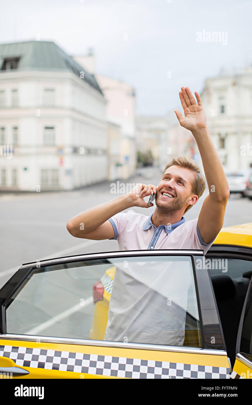 Communication move hires stock photography and
