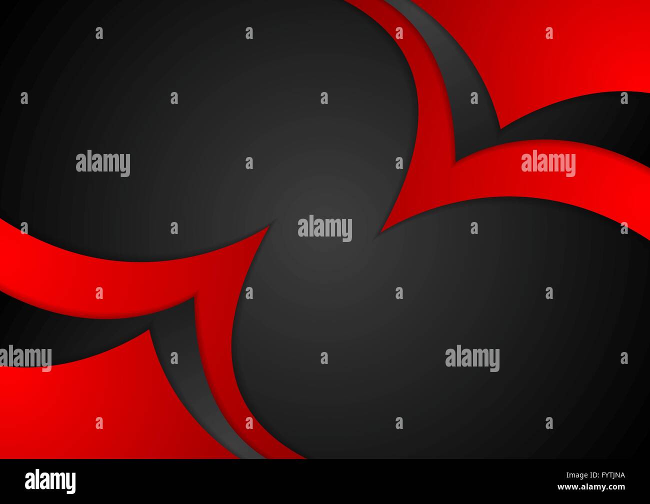 Abstract red black wavy corporate background Stock Photo - Alamy