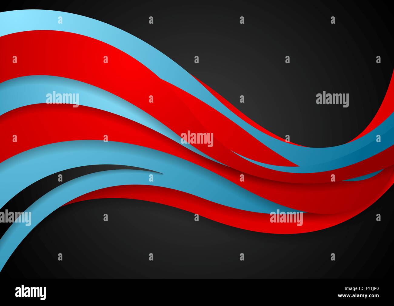Abstract blue red corporate wavy background Stock Photo - Alamy