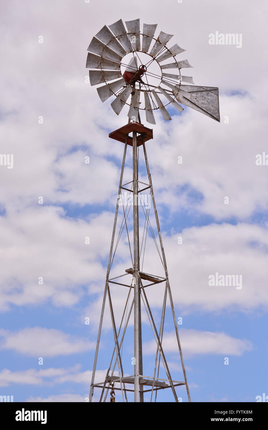 Classic Vintage Windmill Stock Photo