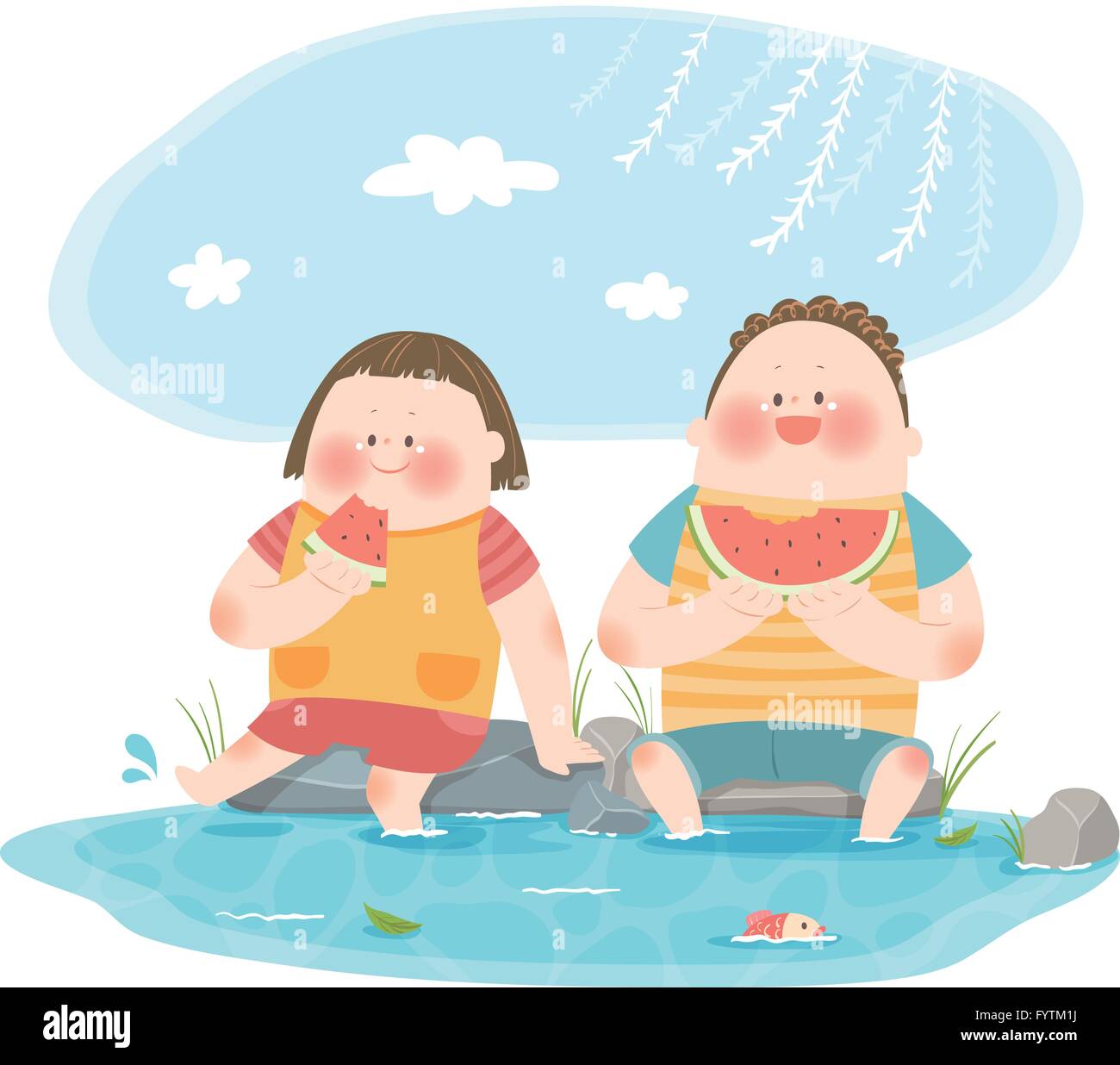 Fish Story Stock Vector Images - Alamy