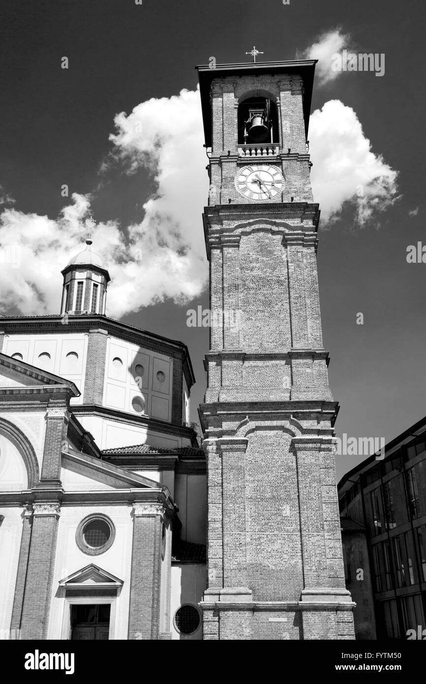 Medieval stone bell tower Black and White Stock Photos & Images - Alamy