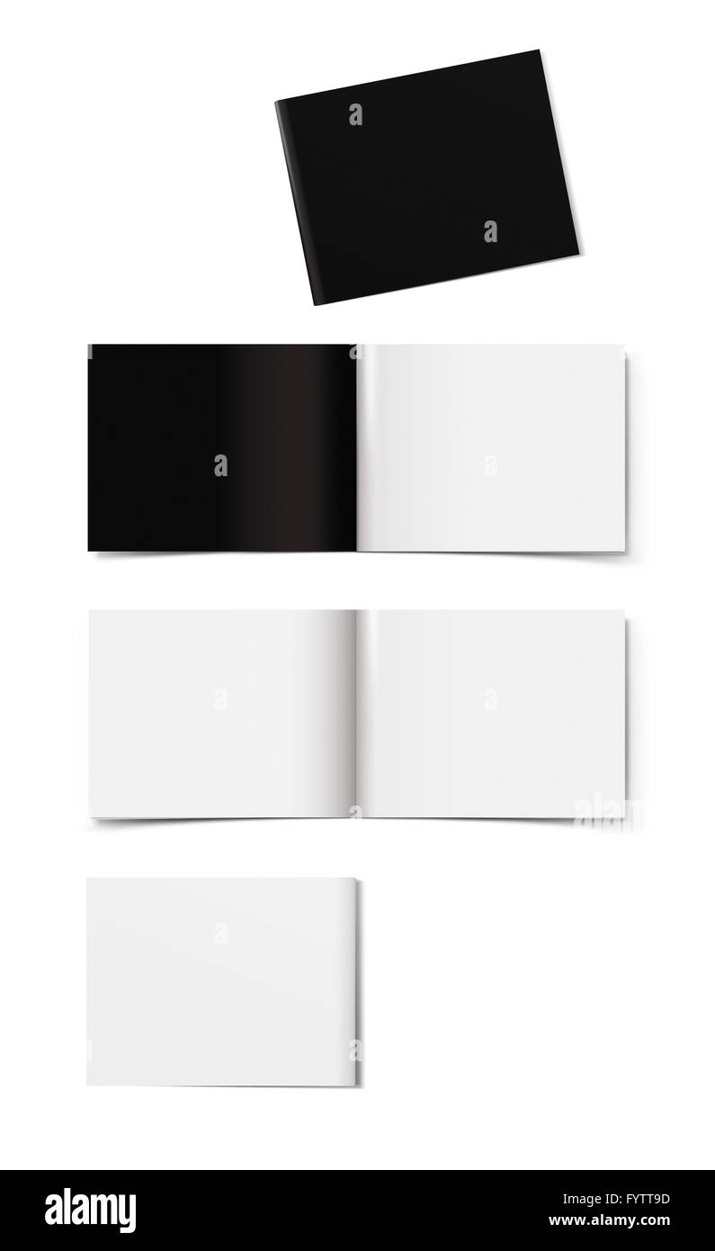 Booklet layout Stock Photo