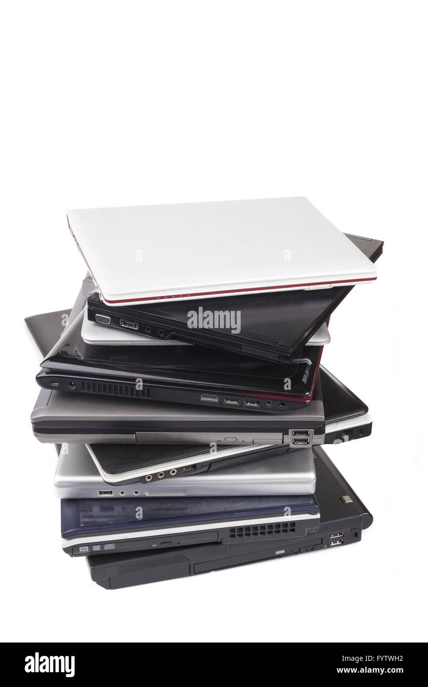 Stack of laptops hires stock photography and images Alamy