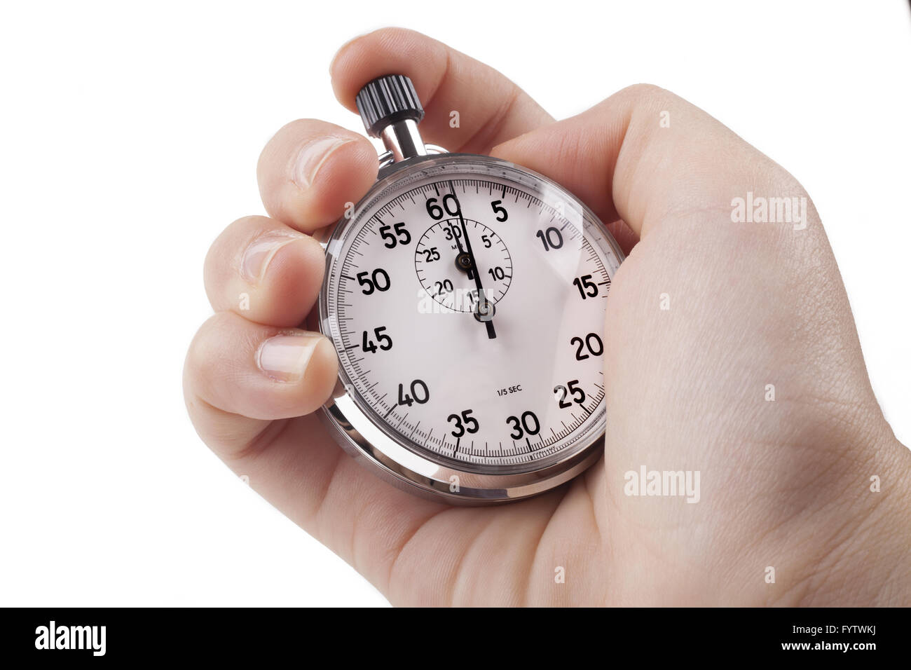 One Minute Stopwatch High Resolution Stock Photography and Images Alamy