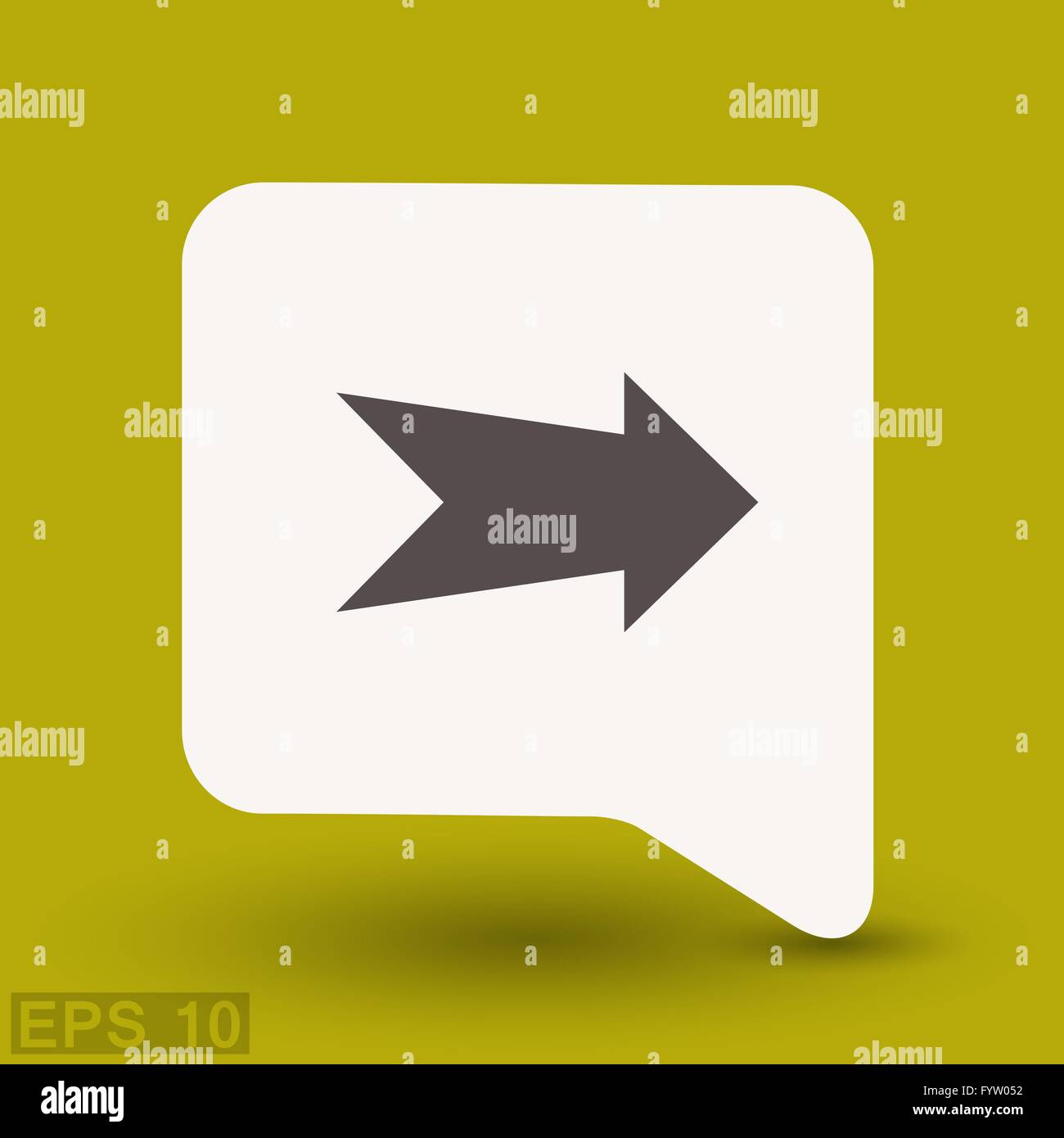 Arrow icon. Vector concept illustration for design. Eps 10 Stock Vector ...