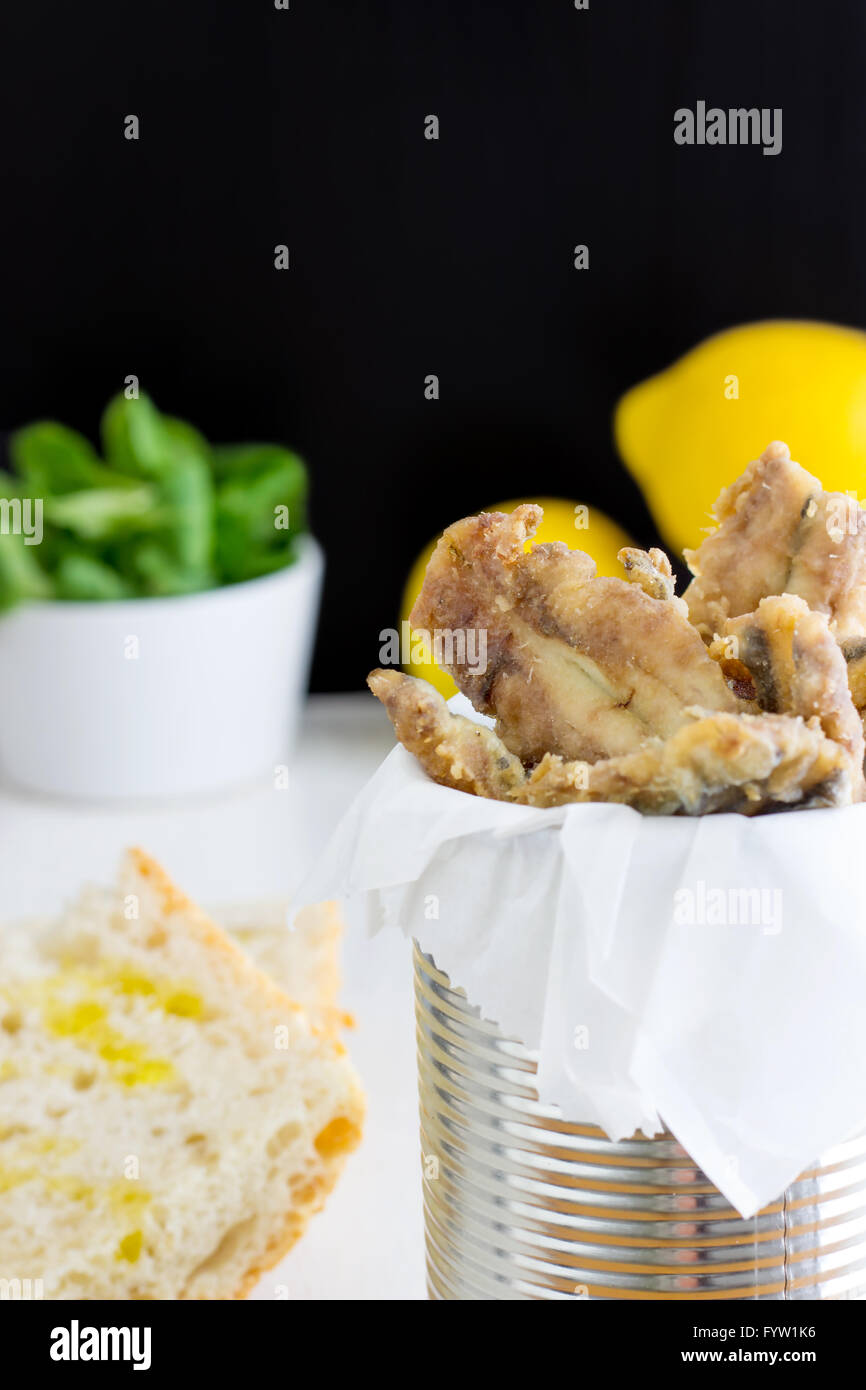 Deep Fried Anchovies Stock Photo Alamy