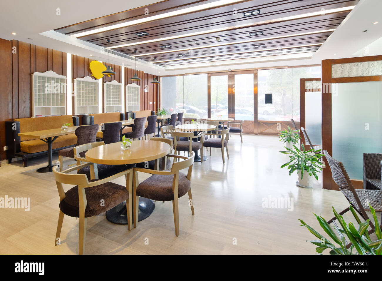 interior of modern dining room Stock Photo - Alamy
