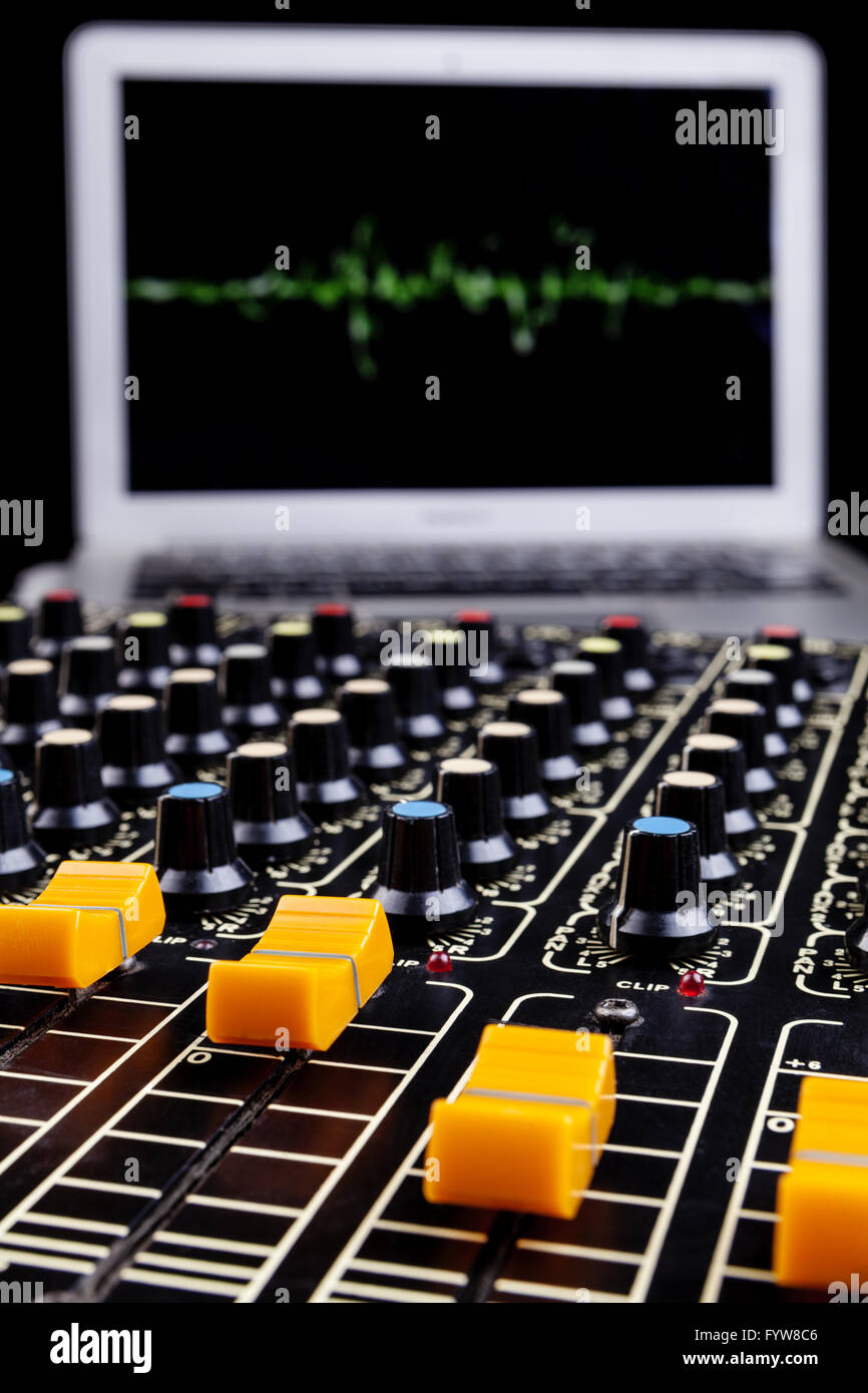 Music Mixer Stock Photo Alamy