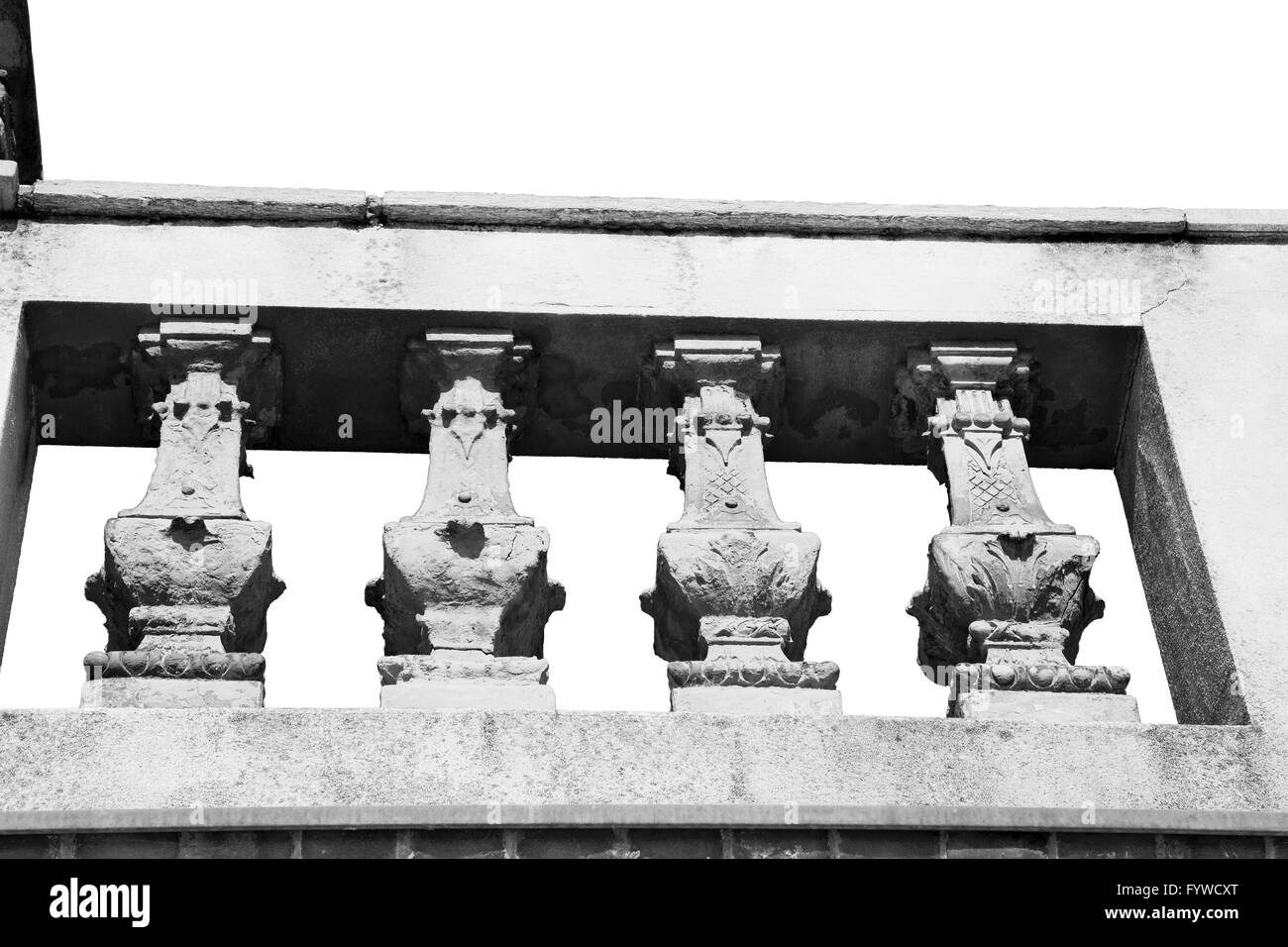 Wallpaper roman Black and White Stock Photos & Images - Alamy